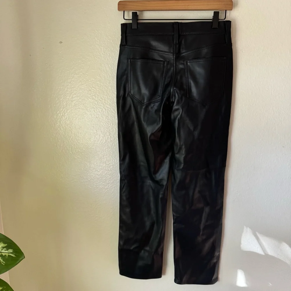 J Crew | Straight Vegan Leather Pants
